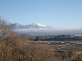 浅科周辺から見る浅間山