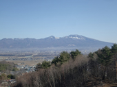 別荘地周辺から見る浅間山